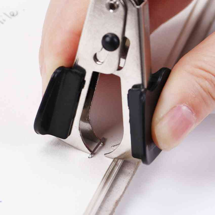 Metal Comfortable Handheld Staple Remover Binding Tool