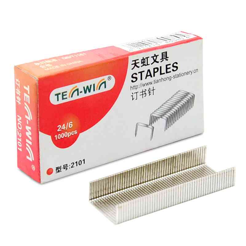 Silver Metal Staple Finance Universal Paper Nailing Tools