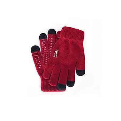 Zima sportovi na otvorenom topli zaslon osjetljiv na dodir teretana fitnes rukavice s punim prstima