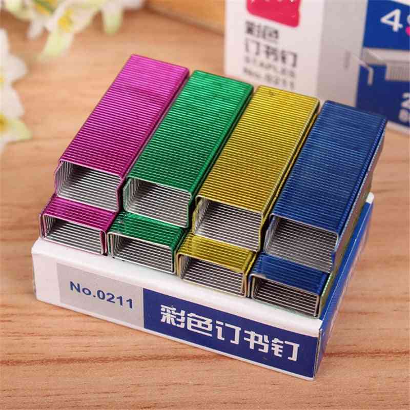 Colorful Stapler Stitching, Book Staples