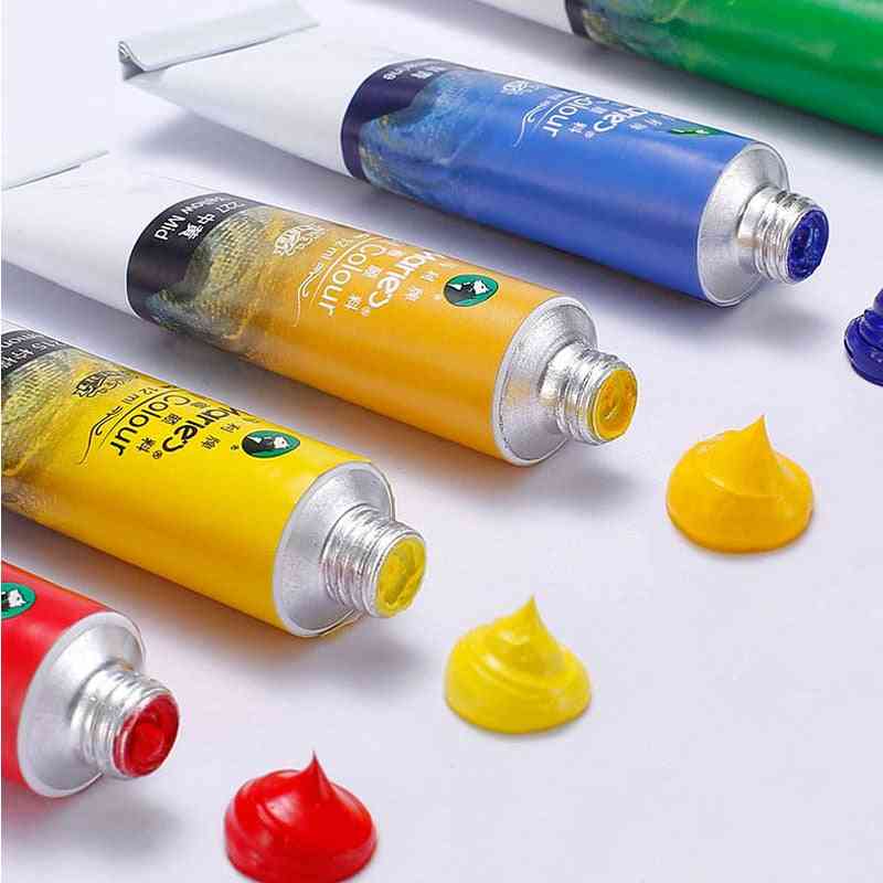 Pigment Oil Paints Tube Set, Students Drawing Tools Art Supplies