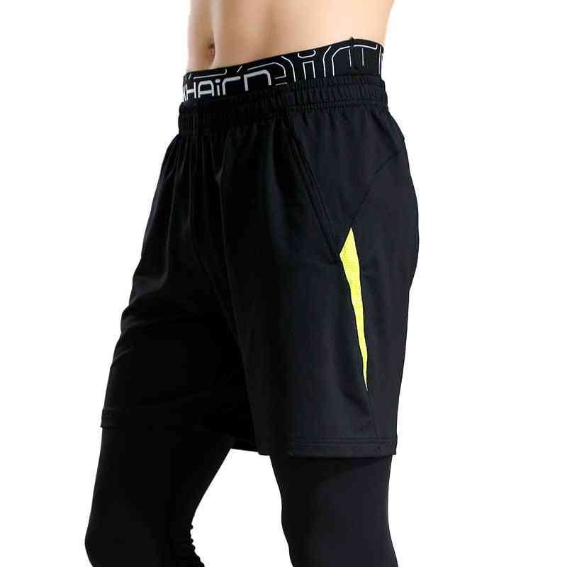 Men Shorts Calf-length Gyms Fitness Bodybuilding Casual Sporting Pants