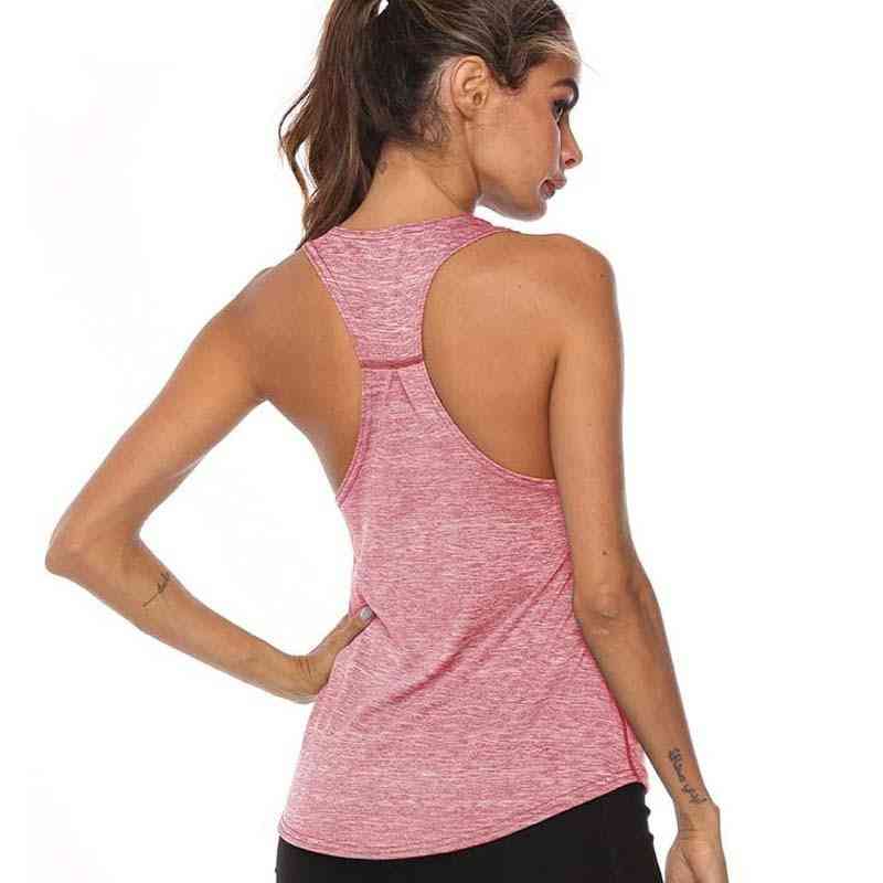 Women Athletic Fitness Sport Tank Tops, Gym Running & Training Yoga Shirts