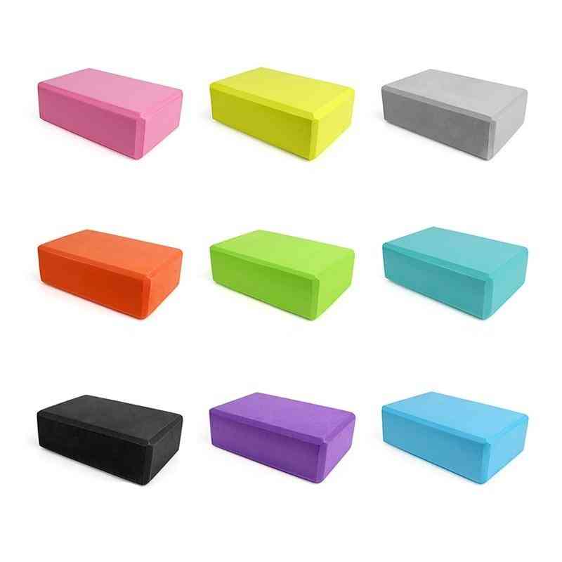Props Foam Stretching Aid Gym Pilates Yoga Block Exercise Fitness Sport