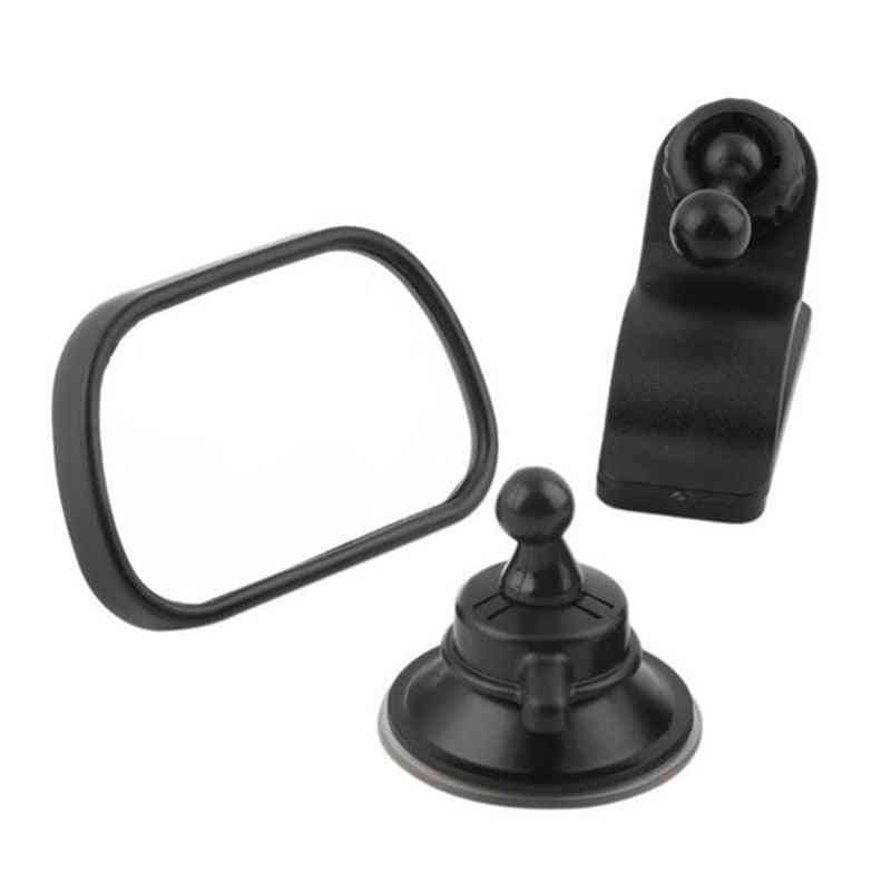 Adjustable Car Rearview Safety Back Seat Mirror, Baby Child Safety Clip And Sucker