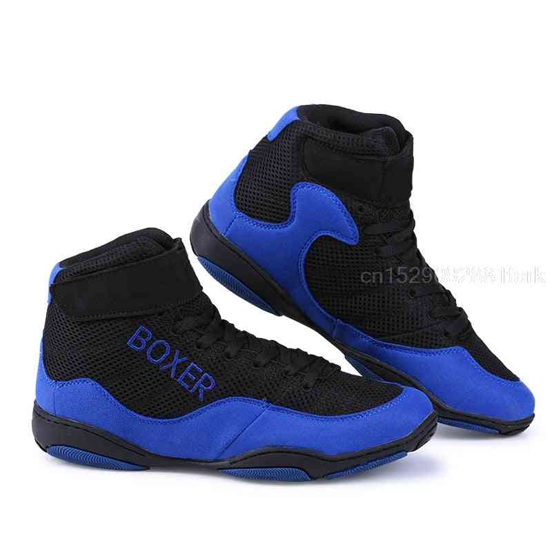 Men Professional Boxing/wrestling Fighting Weightlift Sports-shoes
