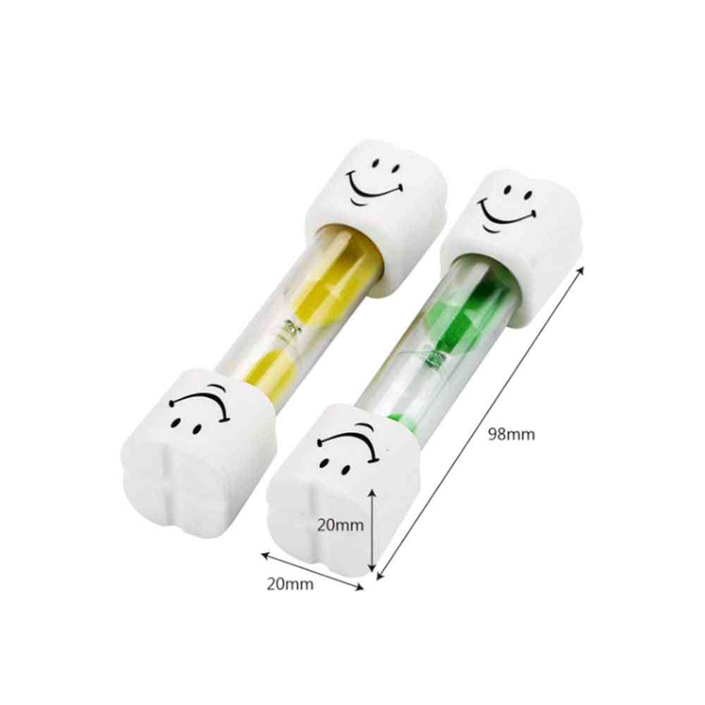 Tooth Brush, Sandglass, Hourglass, Sand Timer Clock, Kids Smile Face Timer