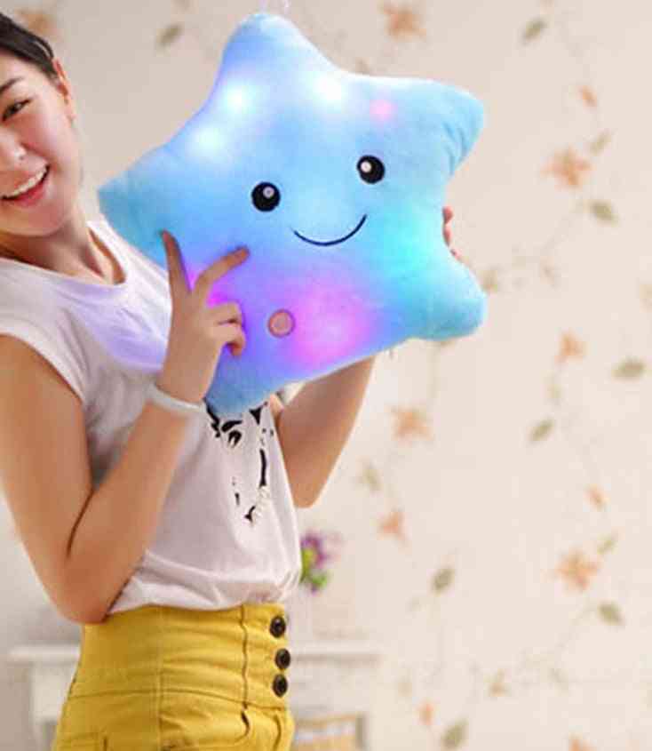 Stuffed Luminous Dolls Soft Lighting Pillow Star