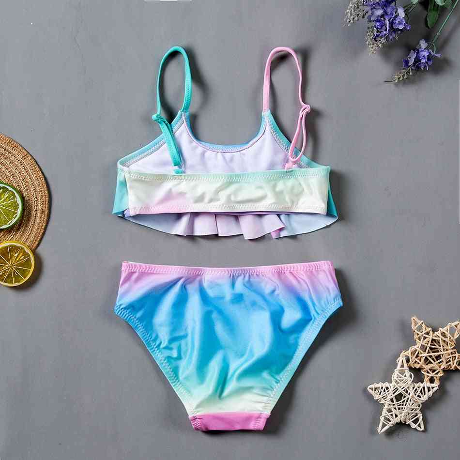 Baby Girl Swimsuits Biquini Swimwear Set