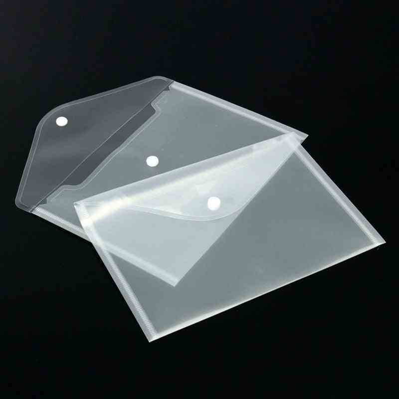 Transparent Plastic Document Storage Folder