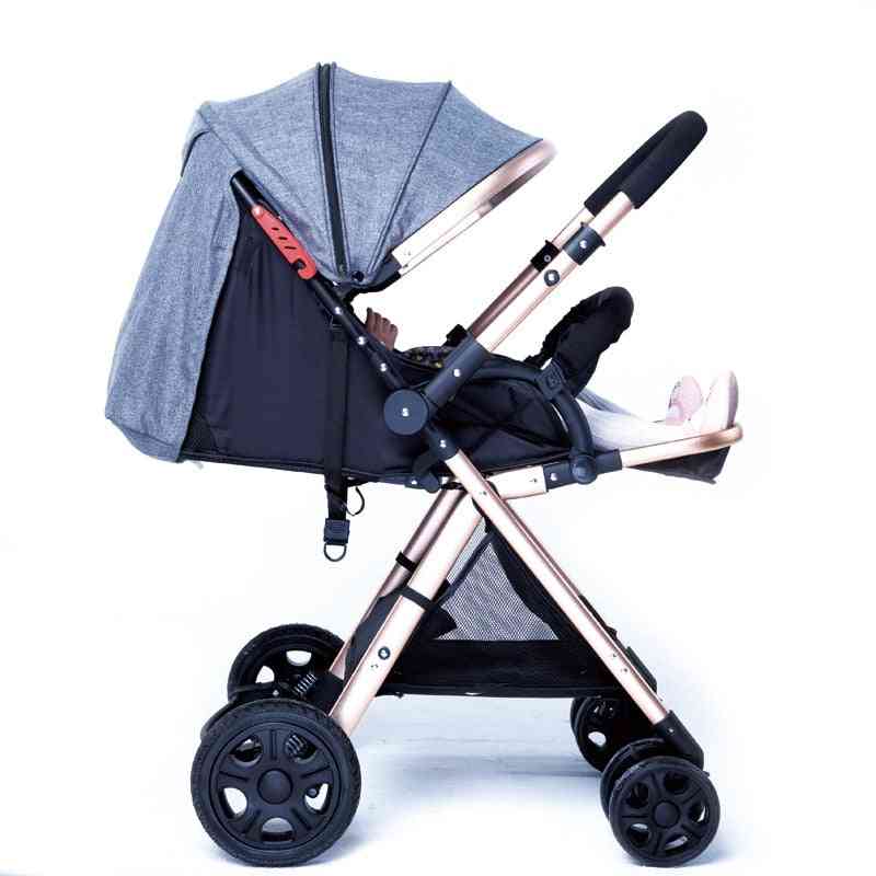 Kannettava vauvan vaunu, joustava taitettava sateenvarjo-auton taskupyörä