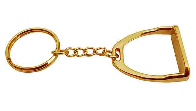 Horse Stirrup Key Ring