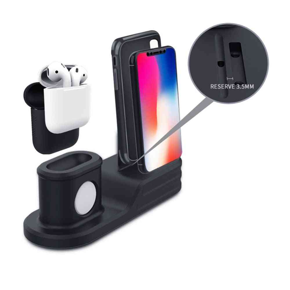 Charging Stand For Apple Watch Charger Station Dock Airpods Iphone