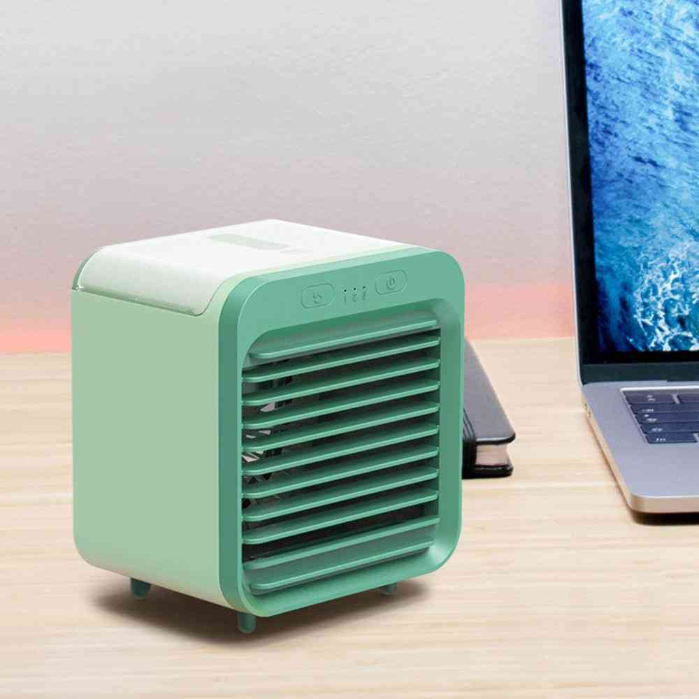 Draagbare mini usb airconditioner-desktop luchtbevochtiger / luchtreiniger voor kantoor / slaapkamer