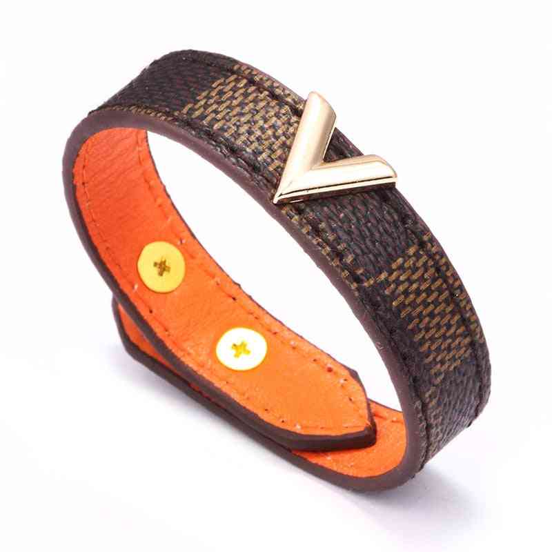 Fashionable And Adjustable Leather Wrap Bracelets