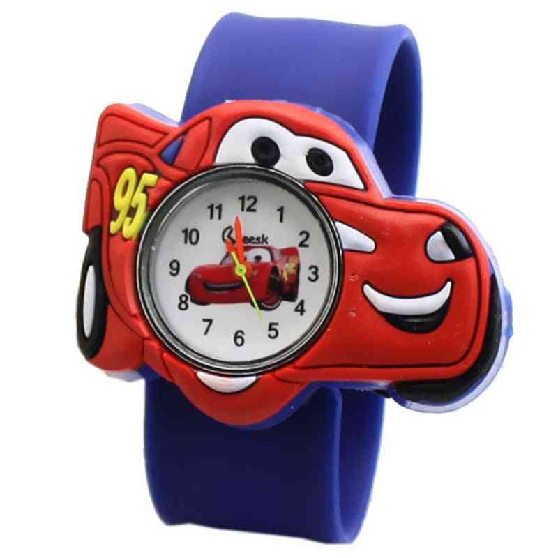 Children's Clock, Boy Spiderman Silicone Cartoon Watches
