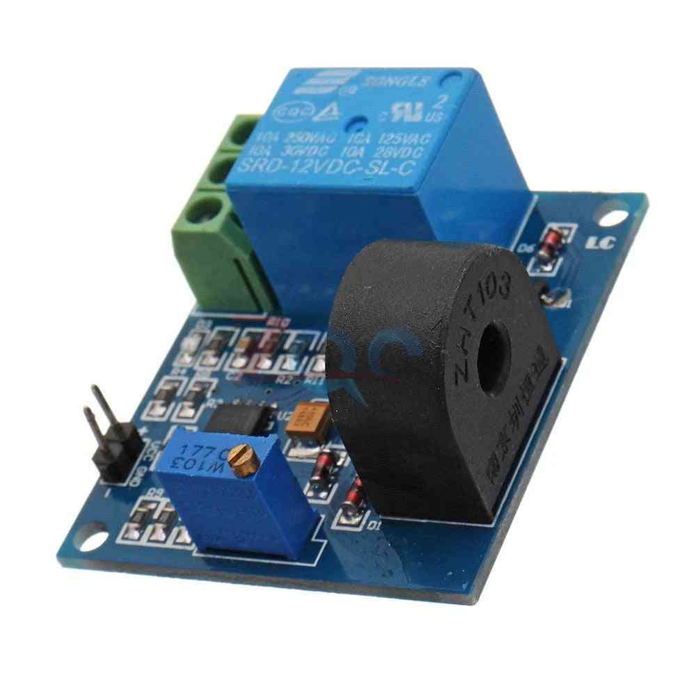 Ac Current Detection Sensor Module, Relay Protection, Over-current Switch Output