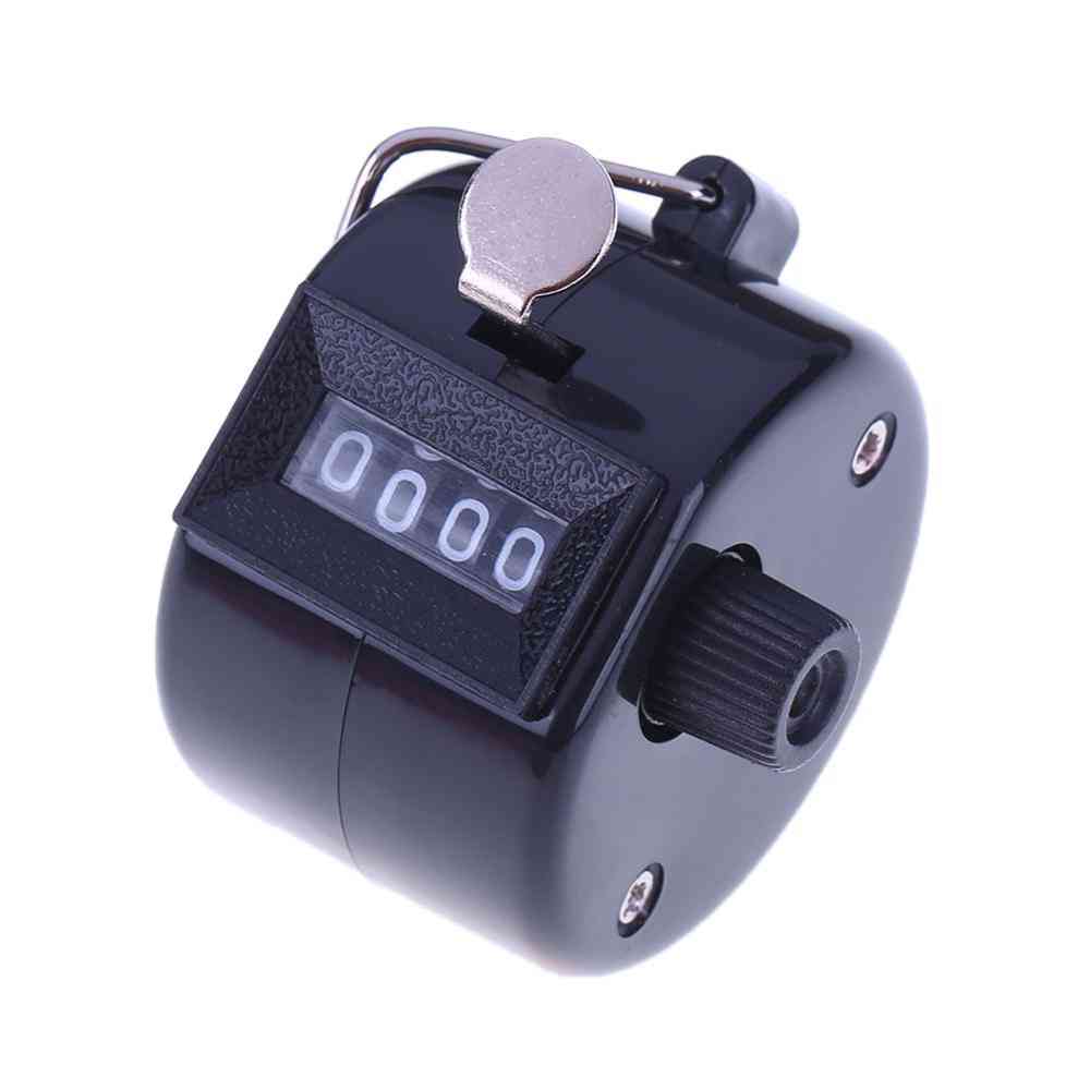 Digital Hand Tally Counter, Plastic Shell Hand Held Mechanical Manual Counting