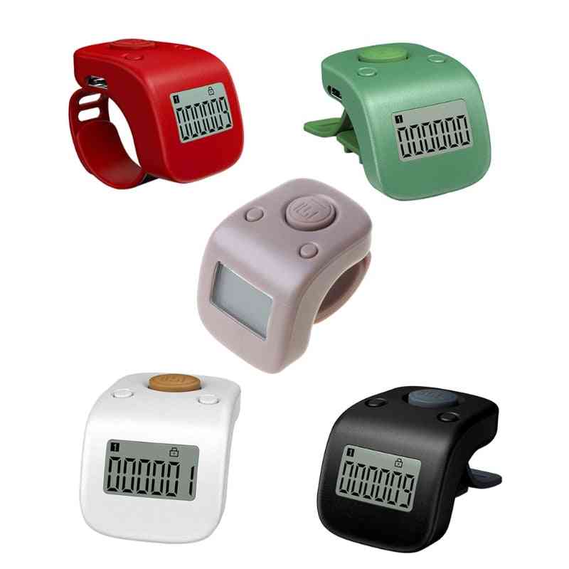 Mini Rechargeable Digital Lcd Electronic Finger Ring, Hand Tally, Buddha Beads/prayer Counter Clicker