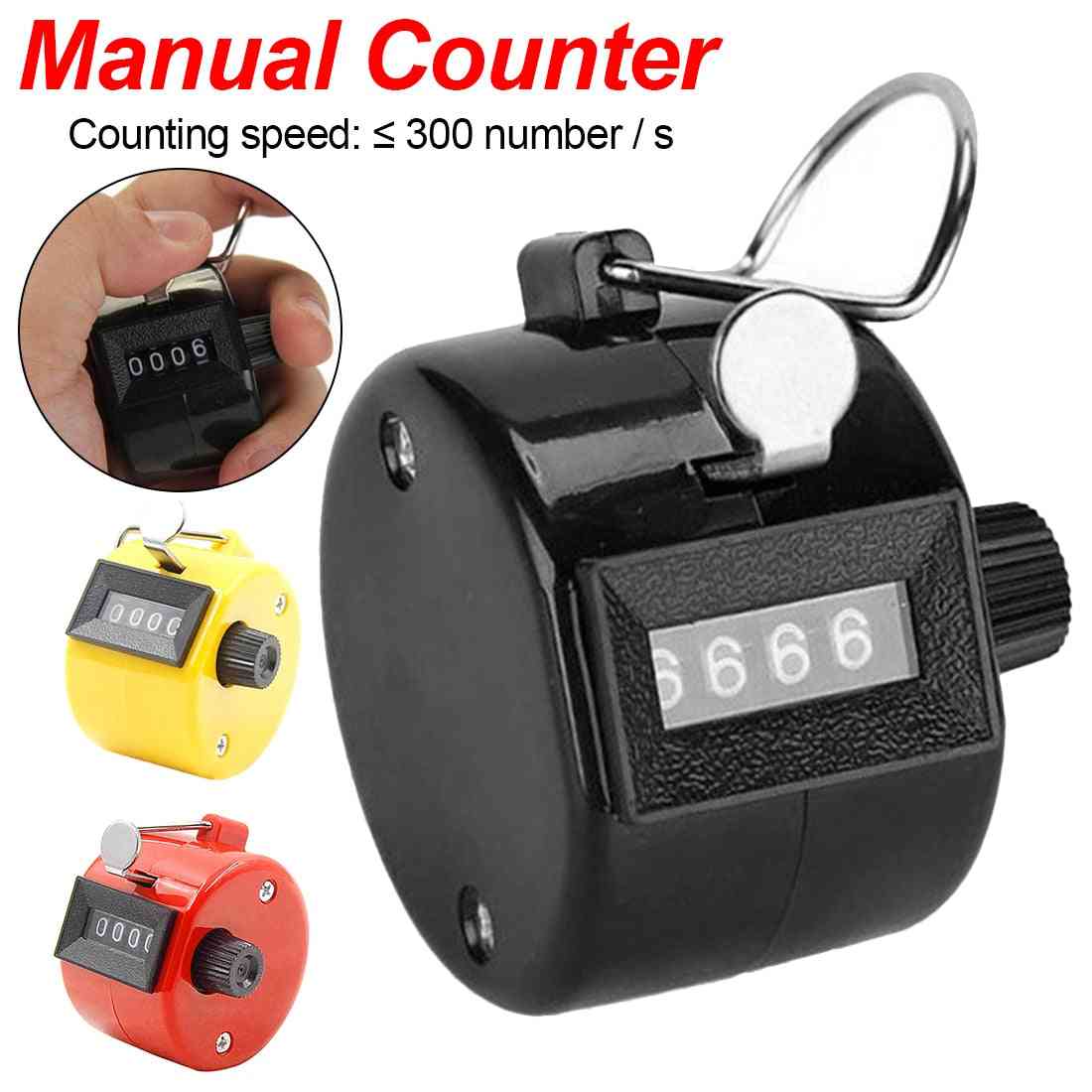 Number Counters, Plastic Shell, Hand Finger Display, Manual Counting, Tally Clicker, Timer Soccer, Golf