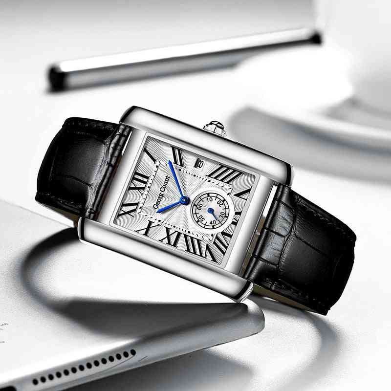 Ljubitelji mode ure, moški ženske priložnostni usnjeni jermen kremenova elegantna retro ura