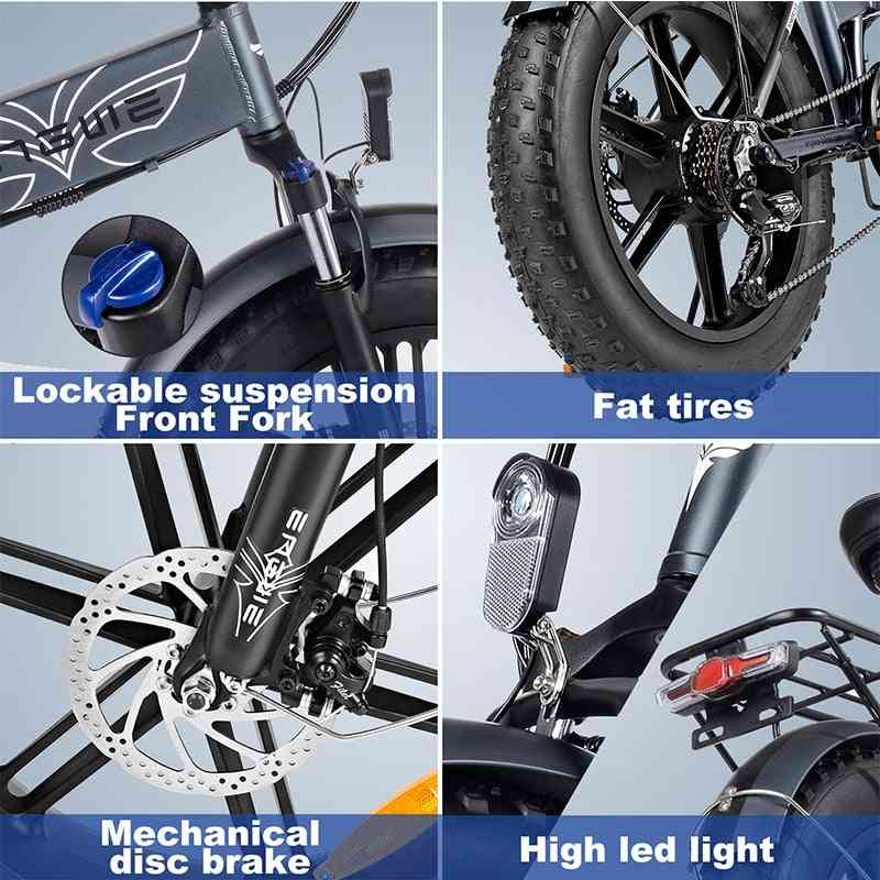 Powerful Motor Fat Tire Electric Bicycle