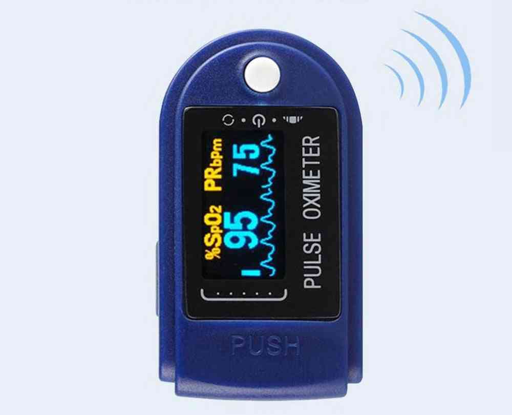 Portable Fingertip Pulse Oximeter, Home Blood Oxygen Saturation Monitor, Low Power Consumption Automatic Standby Or Sleep