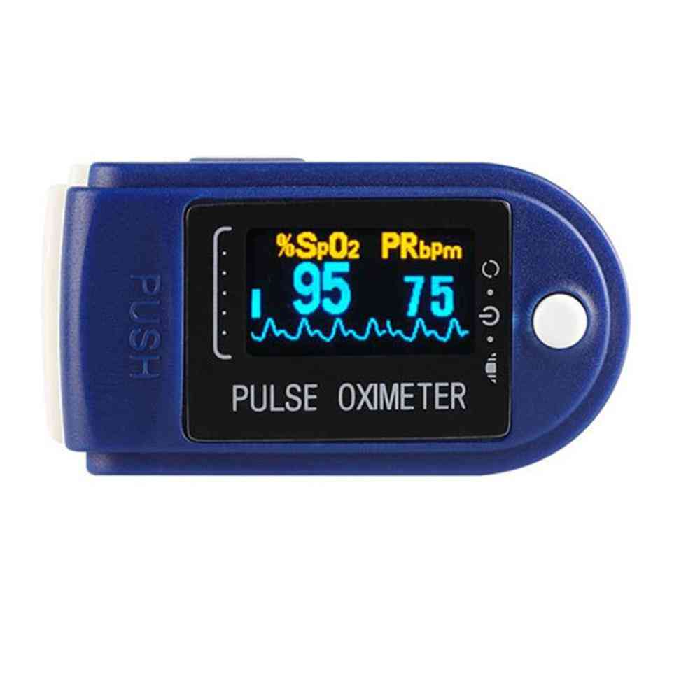 Portable Fingertip Pulse Oximeter, Home Blood Oxygen Saturation Monitor, Low Power Consumption Automatic Standby Or Sleep