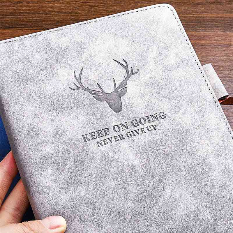 360-stranový kožený zápisník do denníka