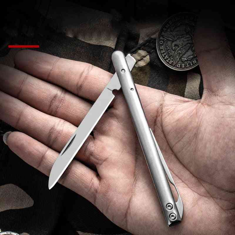 Mini Pocket Folding Knife, Outdoor Camp Survival Letter Opener