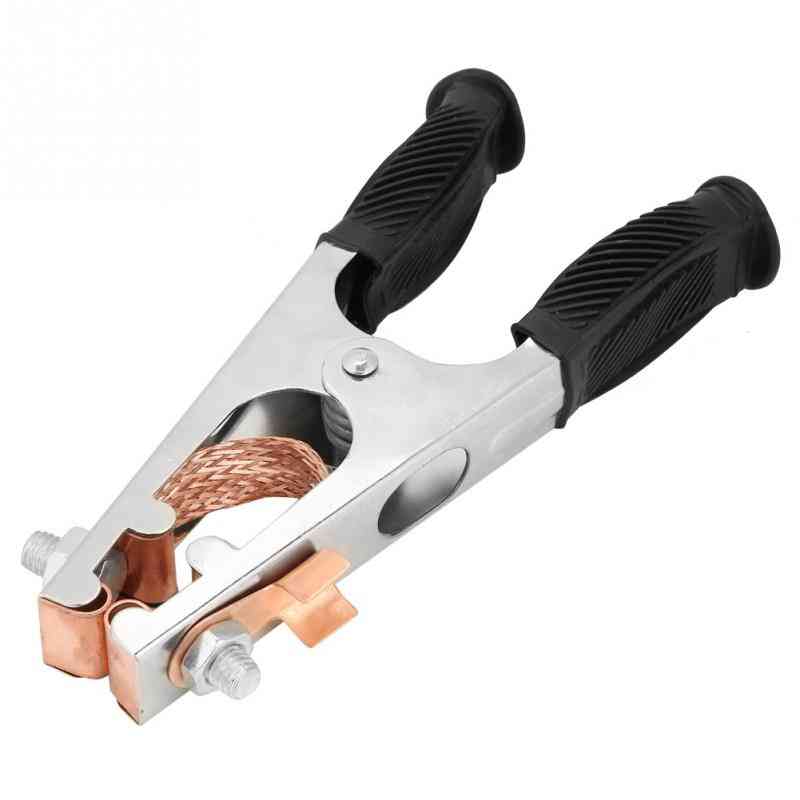 500a Electroplated Ground Clamp Copper Welding Earth Clip