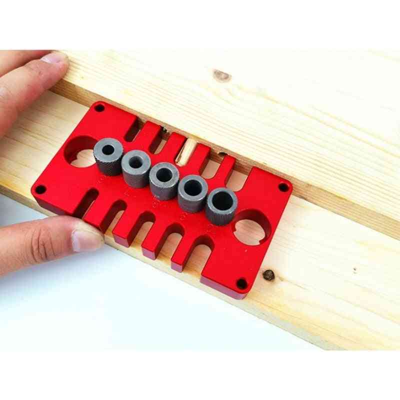 3 In 1 Punch Locator Opener Pocket Hole Tenon Hole Doweling Jig