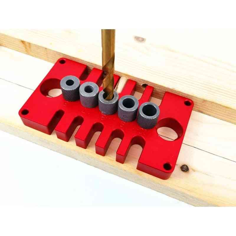 3 In 1 Punch Locator Opener Pocket Hole Tenon Hole Doweling Jig