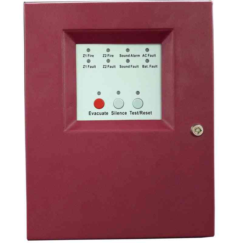 2 Zones Fire Alarm Control Panel, Mini Fire Alarm Control System