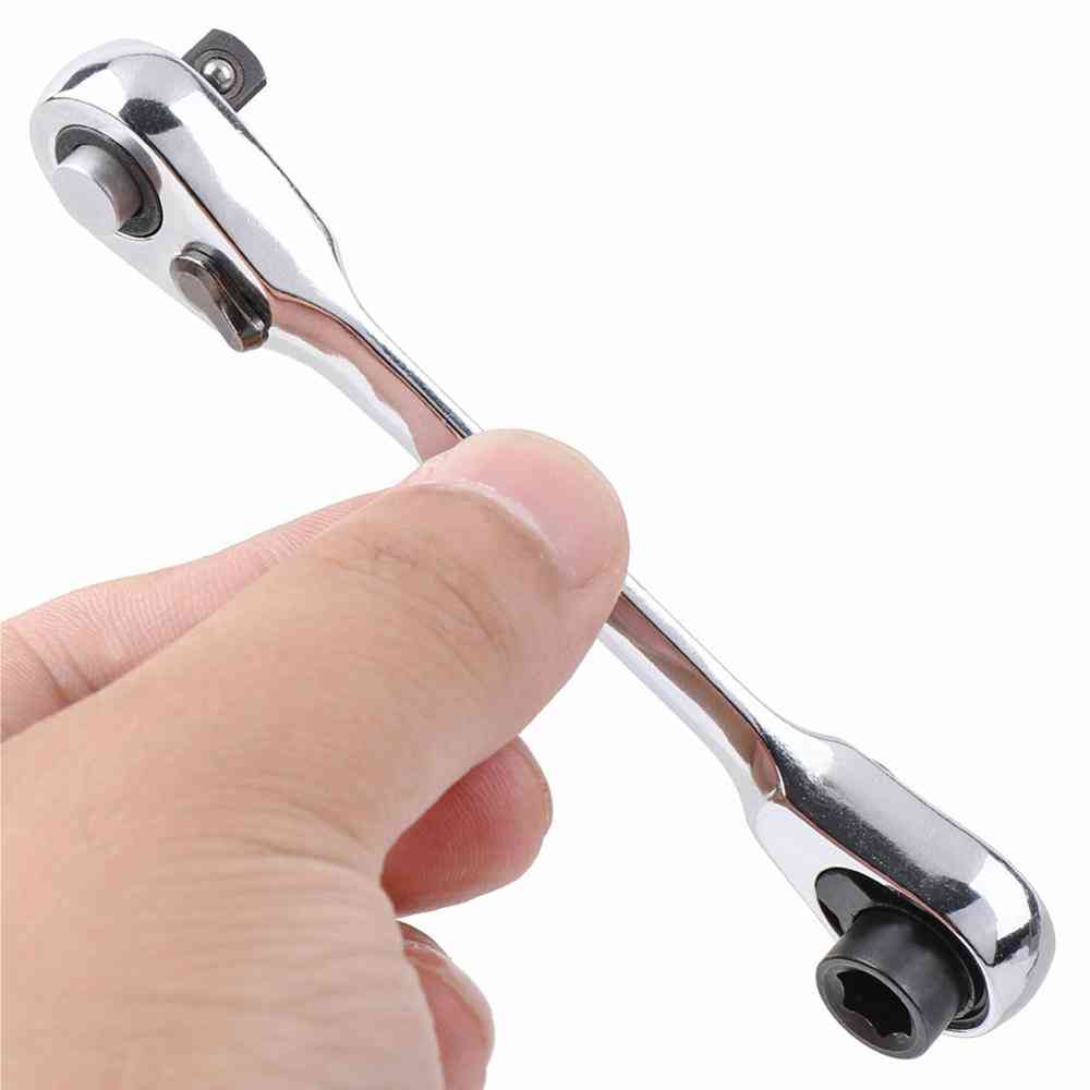 Mini Double Ended Ratchet Handle Wrench