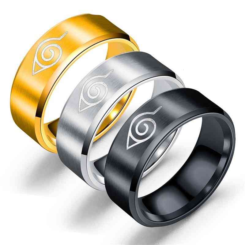 Anime, hokage prsten za mali prst od nehrđajućeg čelika