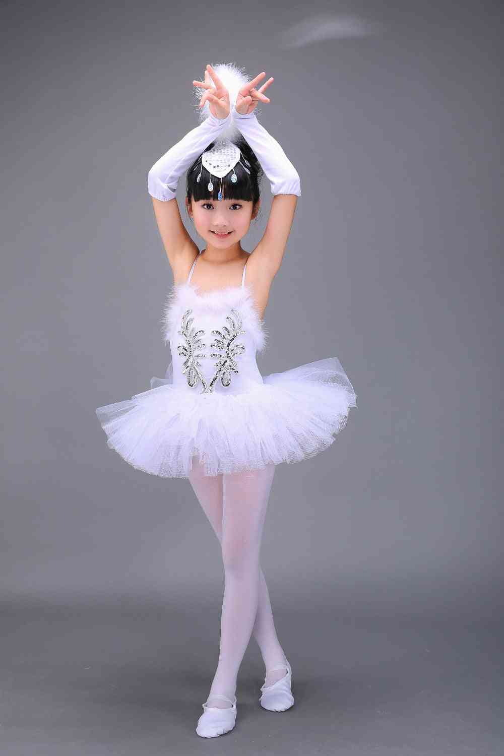 Professional Swan Lake Ballet Tutu Costume,/children/kids Ballet Dancewear