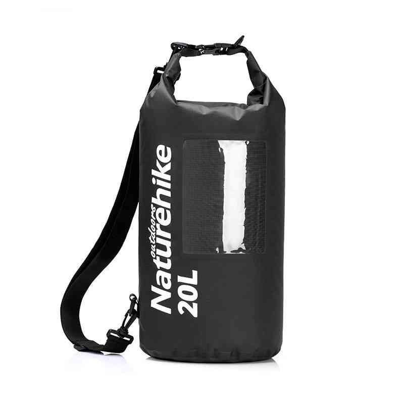 Window Tpu Pack, Waterproof Single Shoulder Bag For Rafting Camping