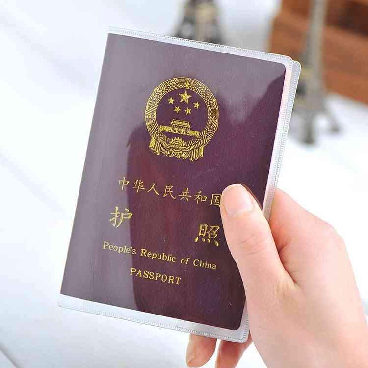 Cestovní vodotěsný kryt držáku pasu, průhledná peněženka
