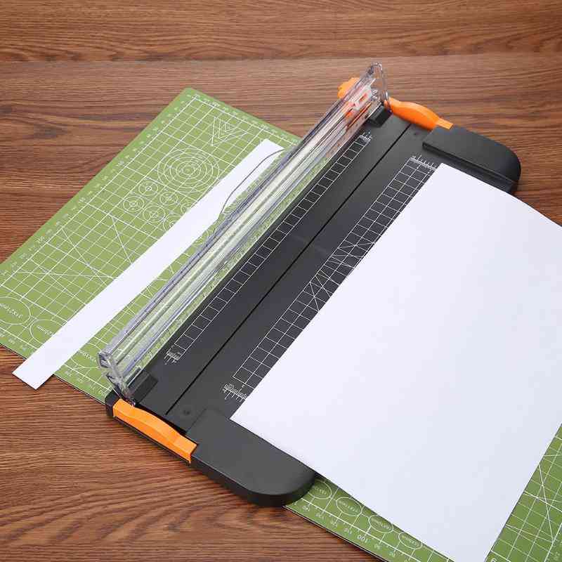 Portable A4 Paper Trimmer With Pull-out Ruler, Diy Scrapbook Cutting Tools