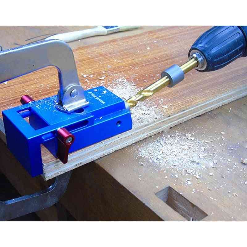 Woodworking Pocket Hole Jig Kit, Step Drill Bit