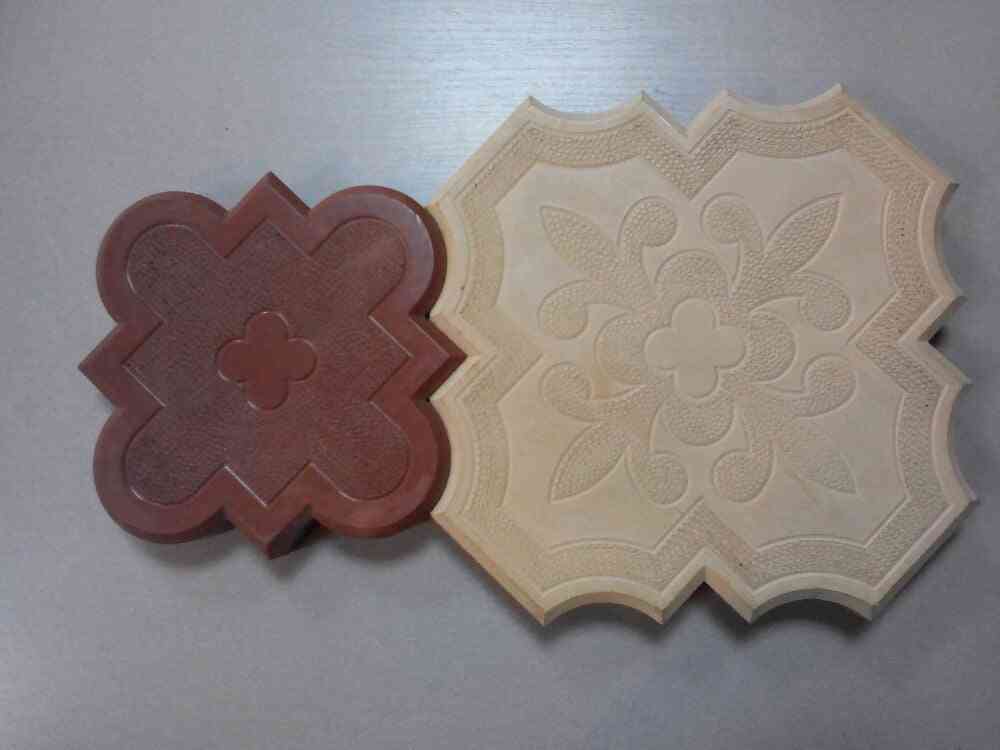 Plastic Molds For Concrete Paving Slabs  Wall Stone Cement Tiles