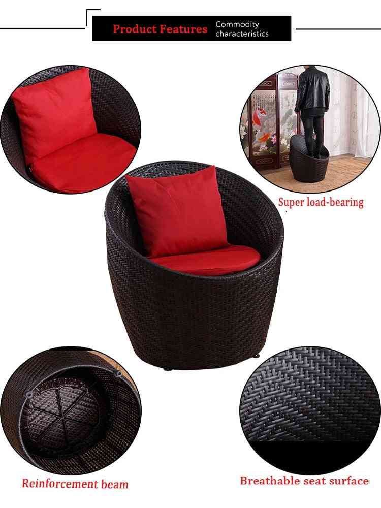 Rattan Chairs Outdoor Furniture Garden Relaxing Patio Set