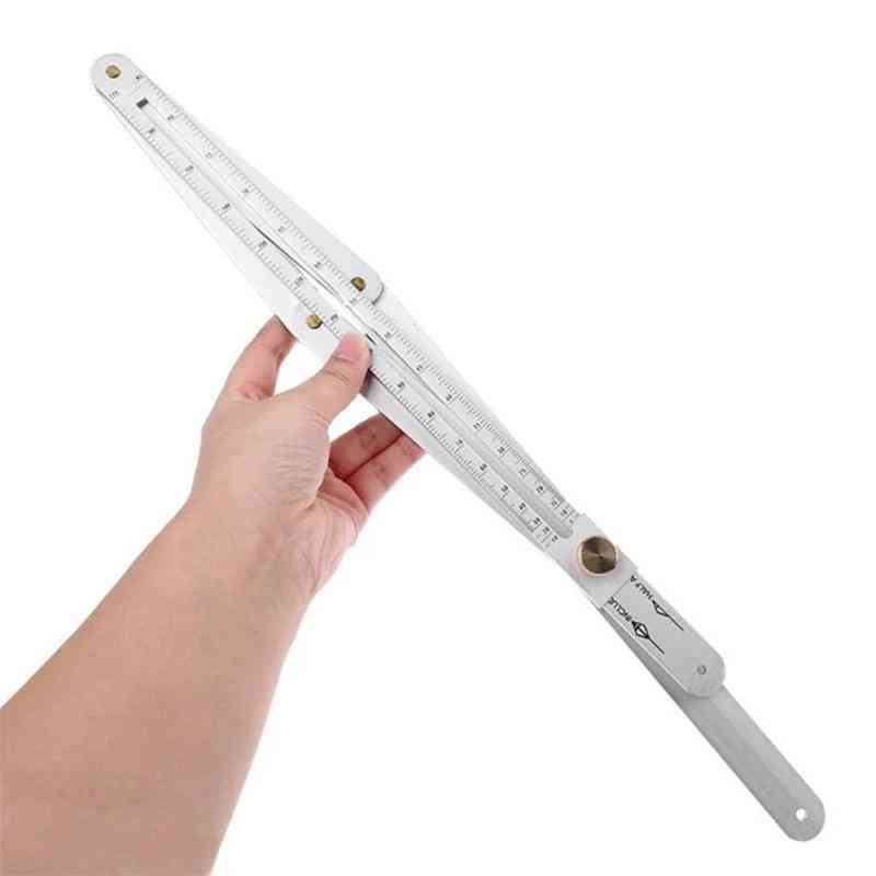 Corner Angle Finder, Ceiling Artifact Tool, Square Telescopic Protractor, Drawing, Measuring Decoration