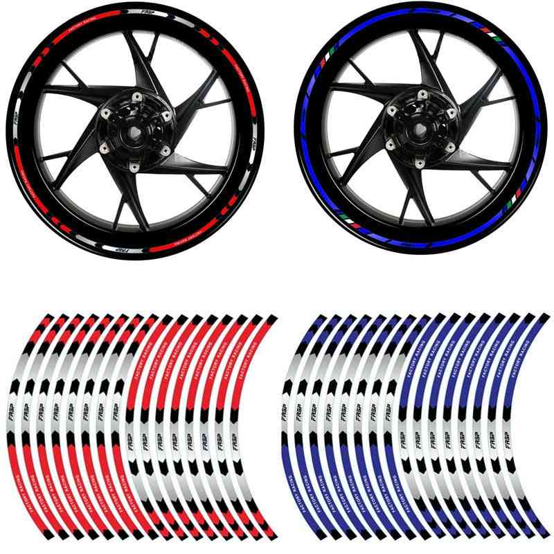 Strips Motorcycle Wheel Tire Stickers, Car Reflective Rim Tape, Motorbike, Bicycle Auto Decals