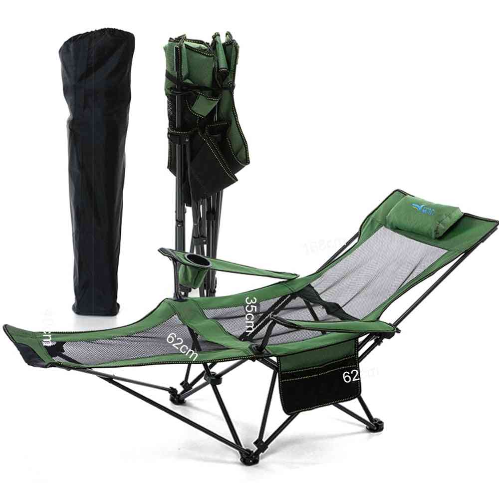 Beach With Bag Portable Folding Chairs Fishing Camping Chair Seat