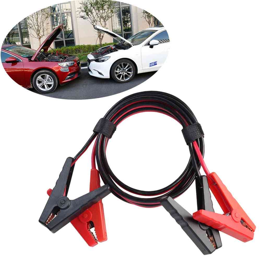 Car Starting Jumper Cable, Emergency Power Charging Battery Booster Copper Wire With Clip Clamp (red)