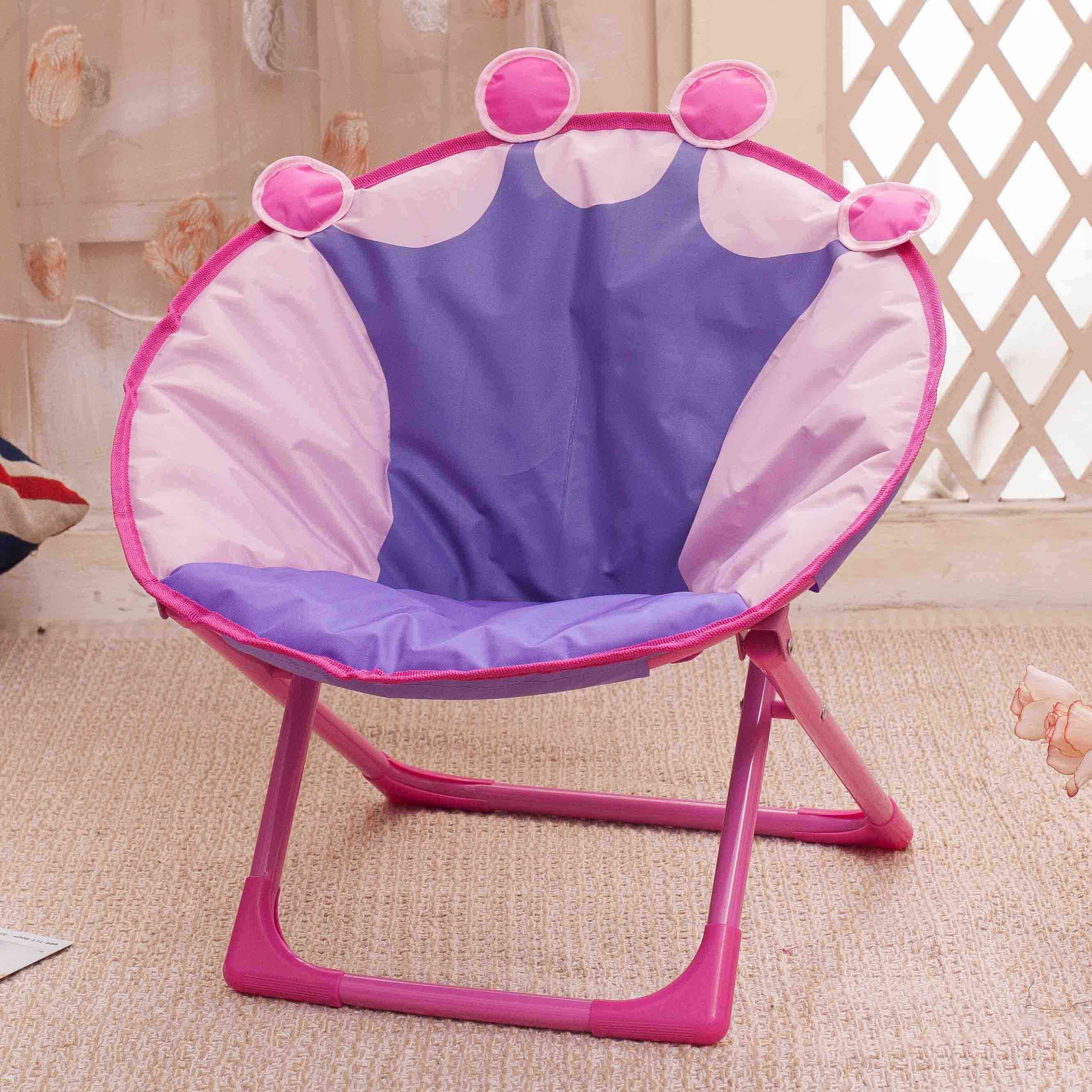 Children Folding Small Moon Recliner Baby Cartoon Backrest Chair