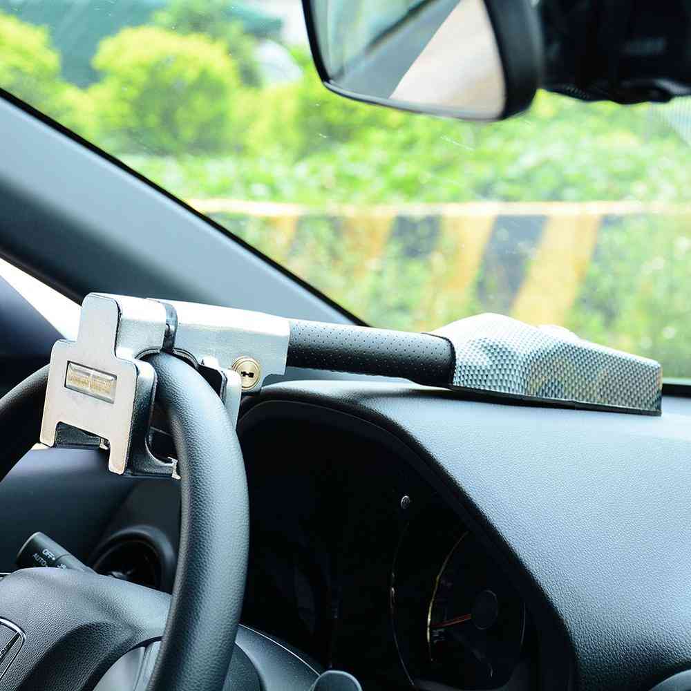 Anti Theft Car Steering Wheel Lock-safety Alarm