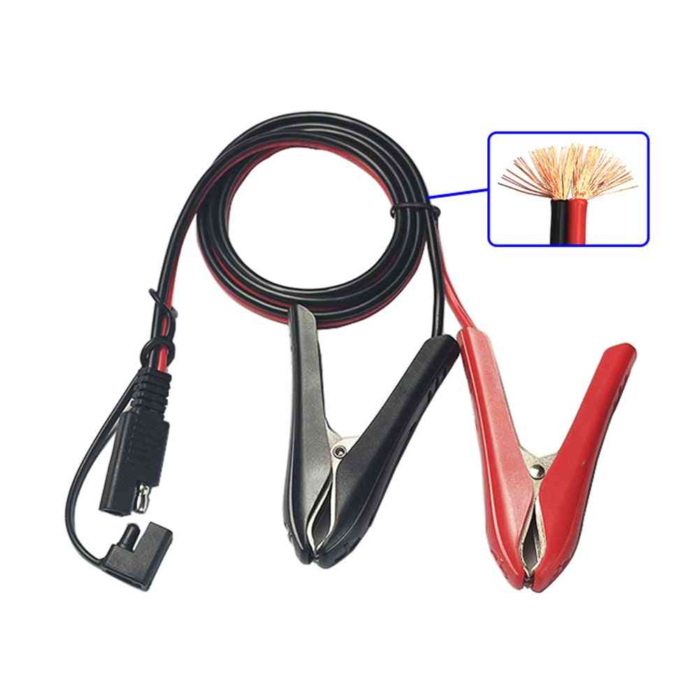 Alligator Clip To Battery Wiring Connection Cable For Charge Car Mobile Power Motorcycle